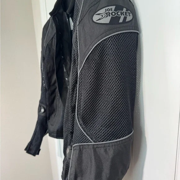 Joe Rocket Pheonix Mesh Motorcycle Armored Riding Jacket Black Small - Picture 10 of 15